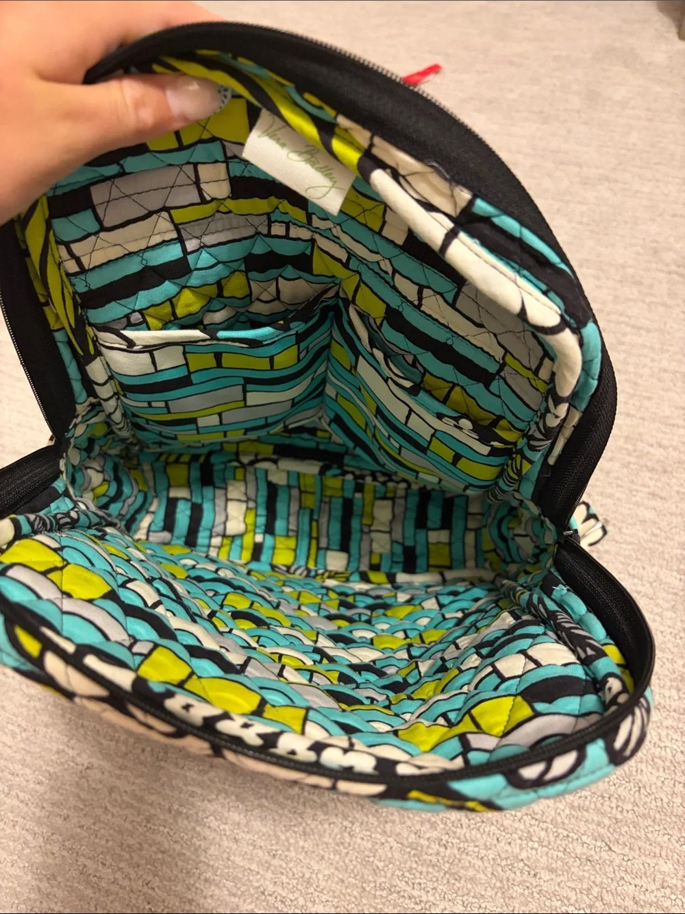 Vera Bradley compact quilted